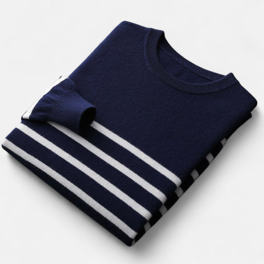 Chardon | Men’s Striped Knitted Crew Sweater