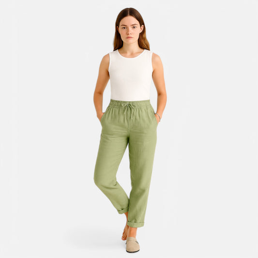 Chardon | Women’s Linen Trousers – Light, Relaxed, Refined