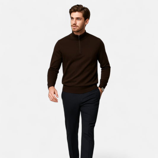 Chardon | Men’s Merino Wool Half-Zip Sweater