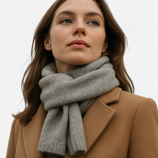 Chardon | Women’s Pure Cashmere-Feel Knitted Scarf