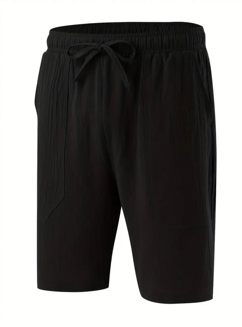 Chardon | Men’s Linen-Cotton Shorts – Light, Cool, Refined