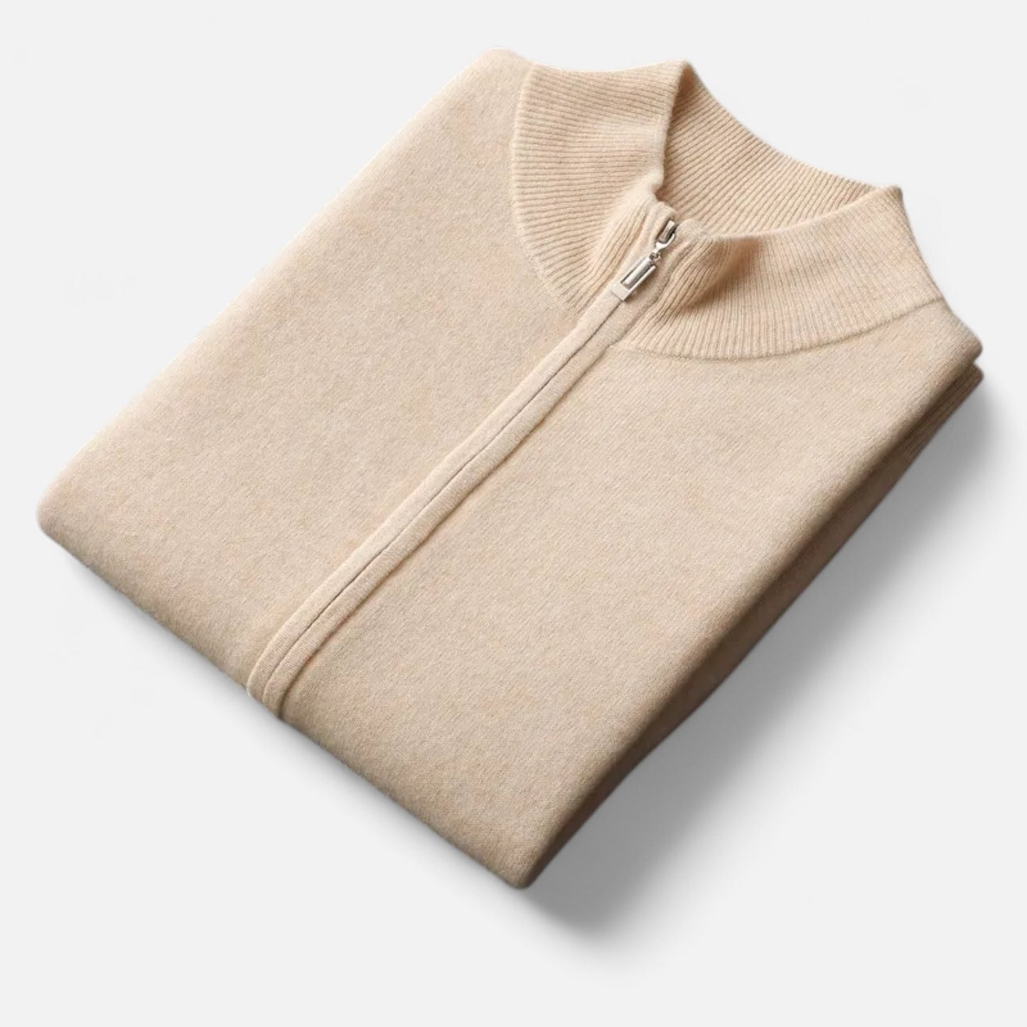 Chardon | Men’s Wool Mock Neck Zipper Vest