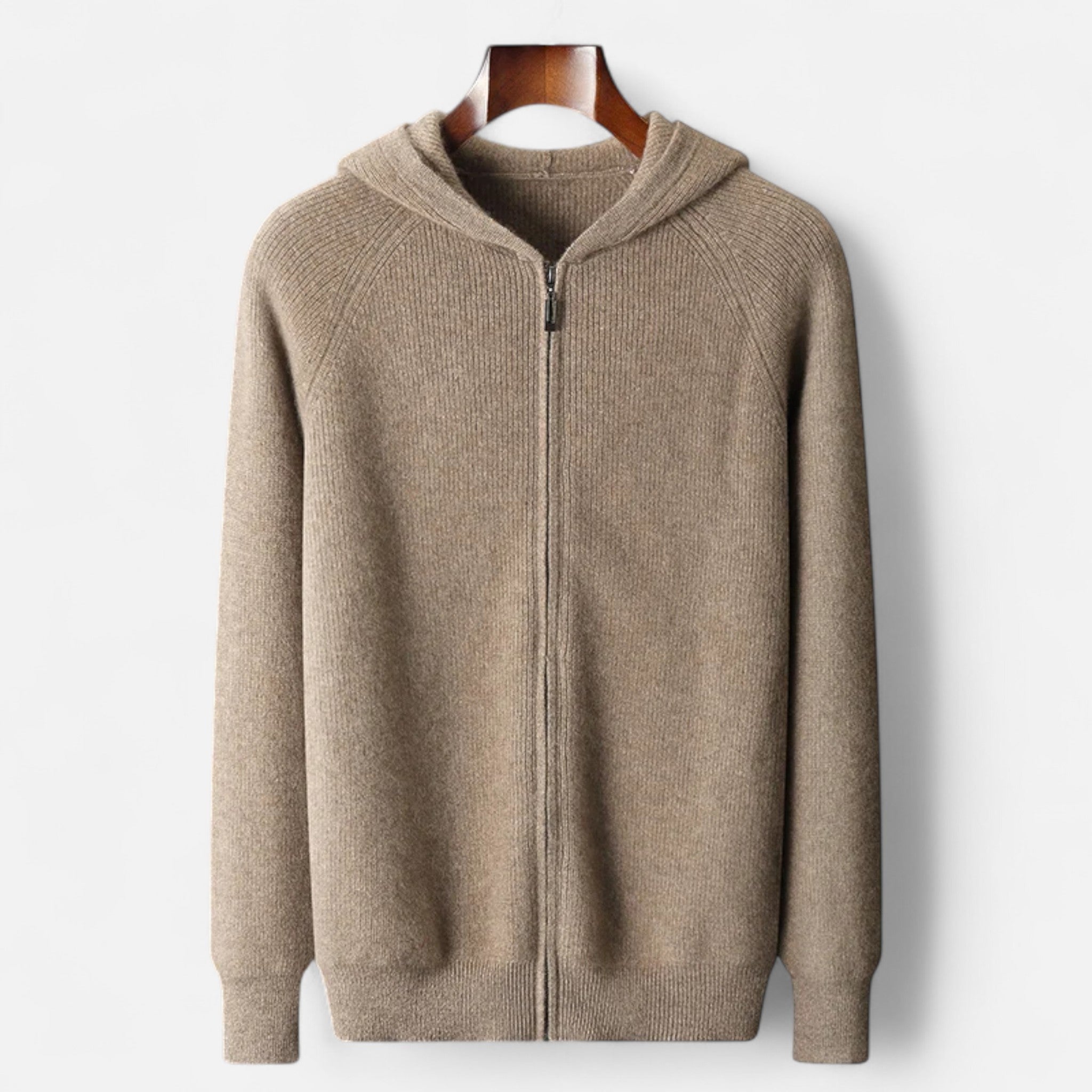 Chardon | Men’s Merino Wool Hooded Zipper