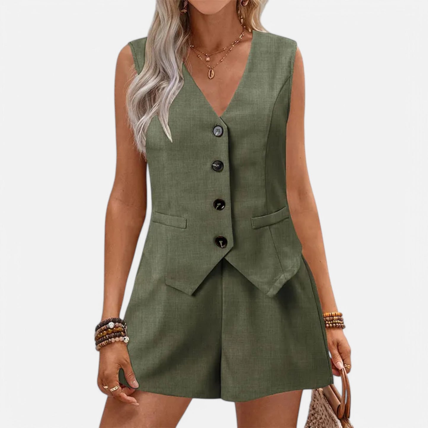 Chardon | Women’s Waistcoat Set – Sleek, Tailored, Effortless