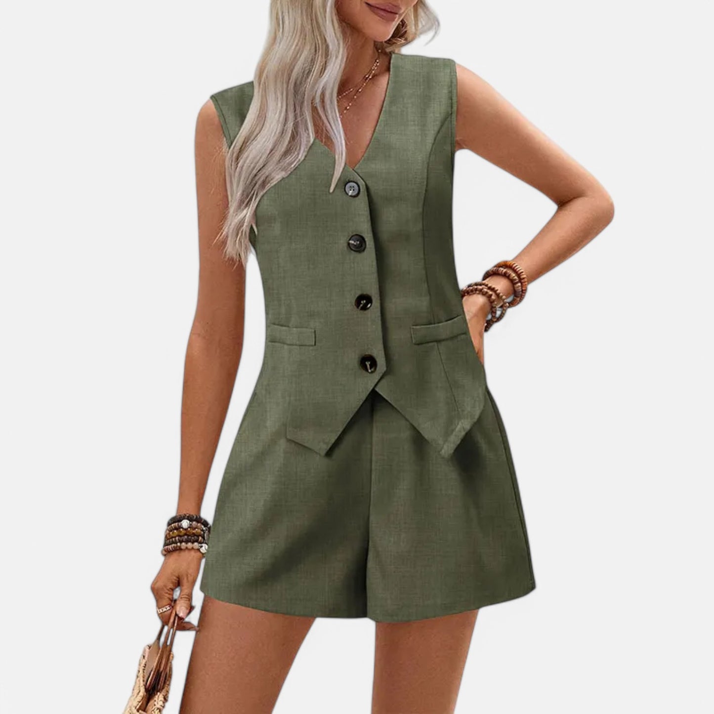 Chardon | Women’s Waistcoat Set – Sleek, Tailored, Effortless
