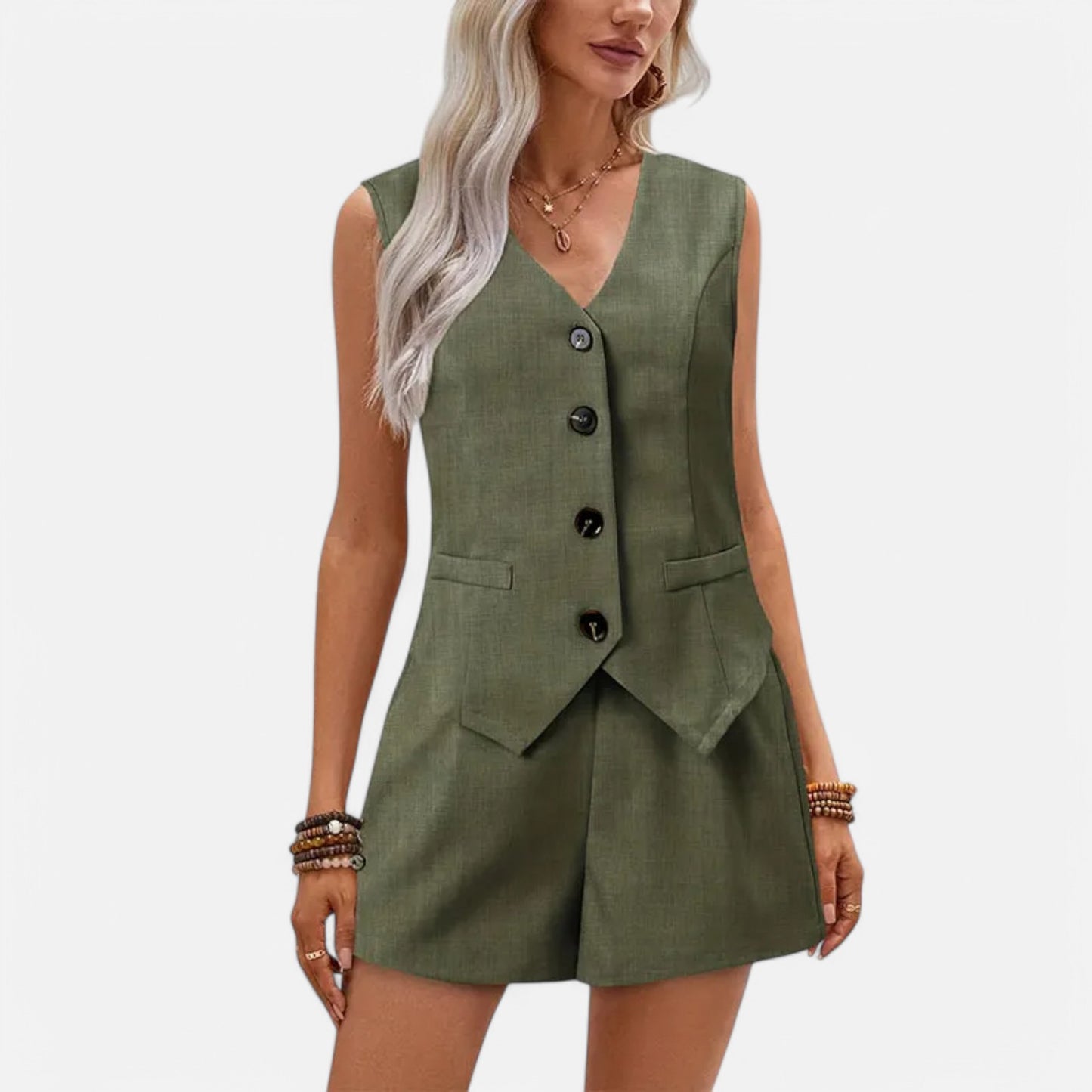 Chardon | Women’s Waistcoat Set – Sleek, Tailored, Effortless