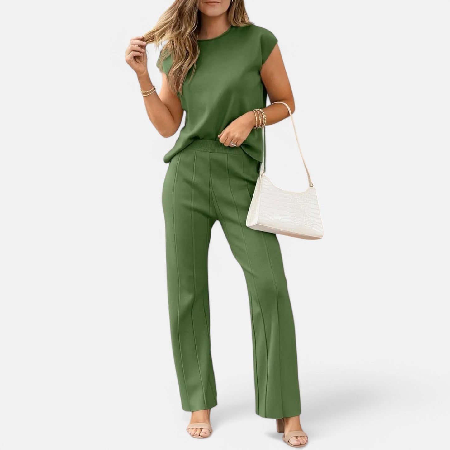 Chardon | Women’s Knit Set – Cool, Minimal, Effortless