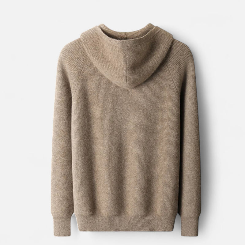 Chardon | Men’s Merino Wool Hooded Zipper