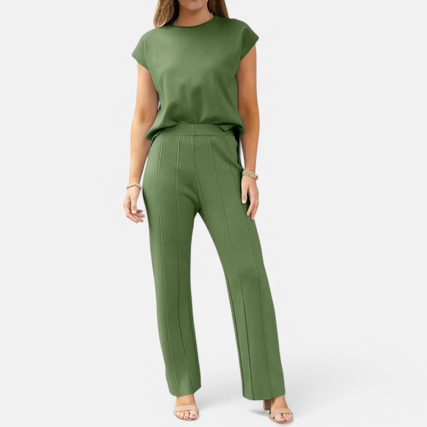 Chardon | Women’s Knit Set – Cool, Minimal, Effortless