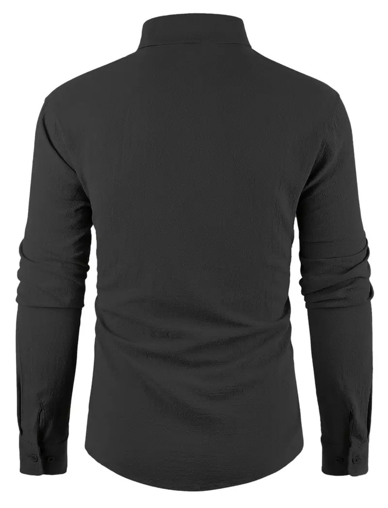 Chardon | Men’s Cotton-Linen Shirt – Easy, Timeless, Autumn-Ready