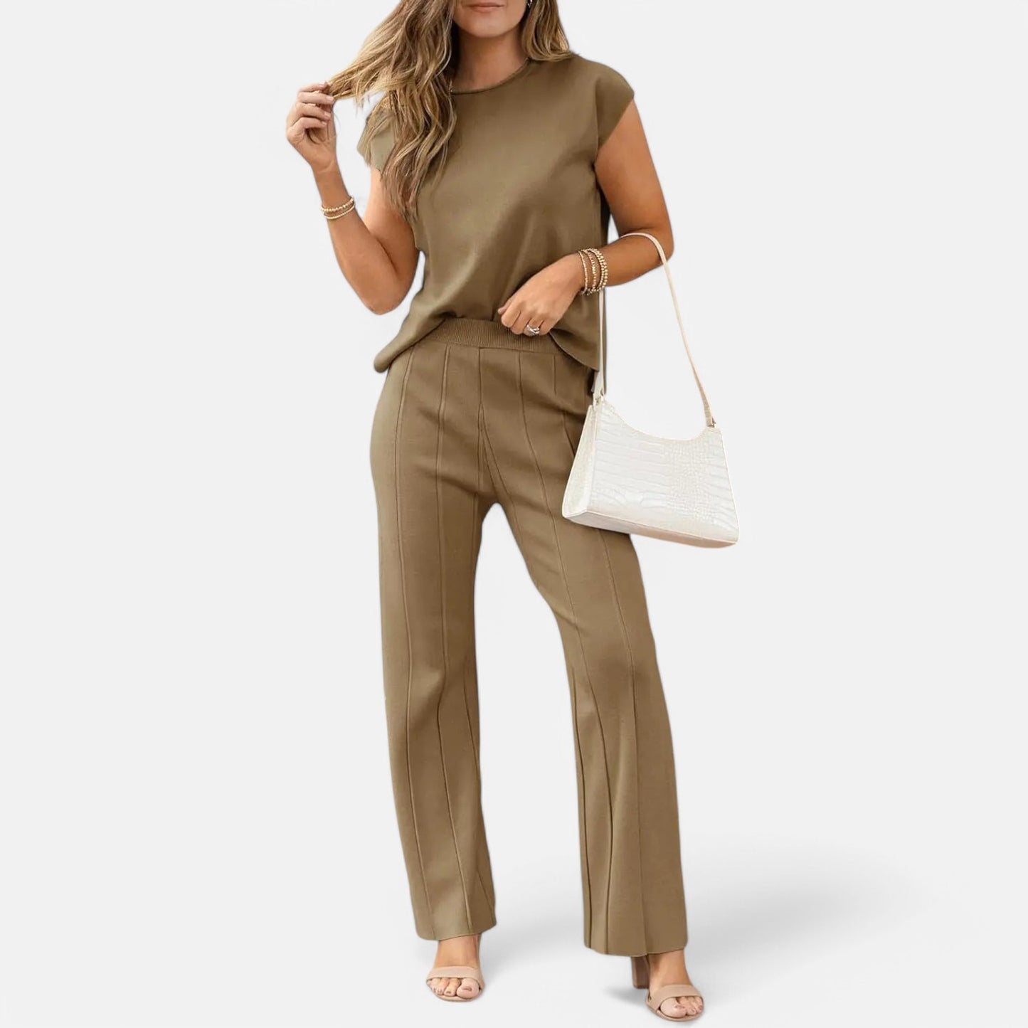 Chardon | Women’s Knit Set – Cool, Minimal, Effortless