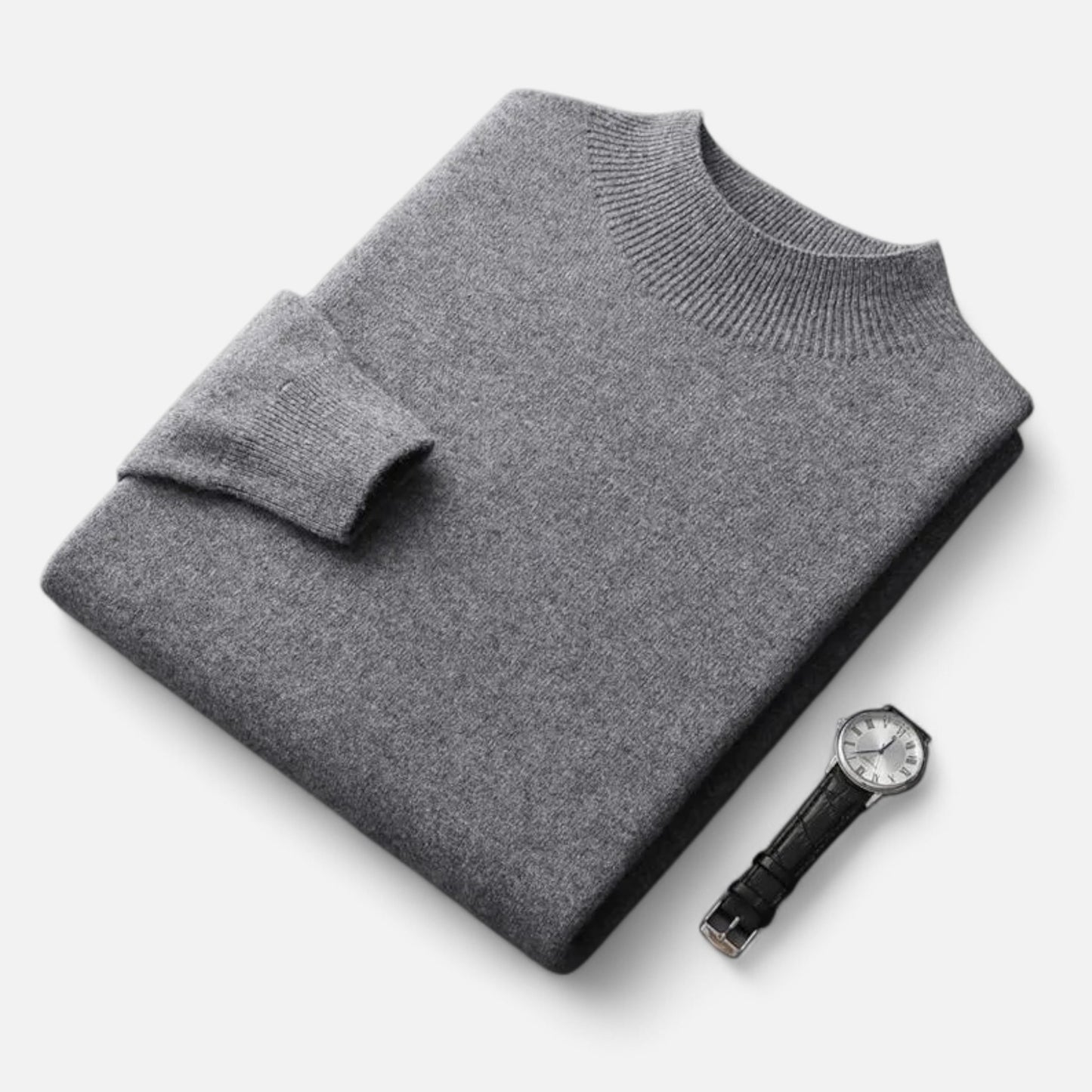 Chardon | Men’s Half Collar Wool Sweater