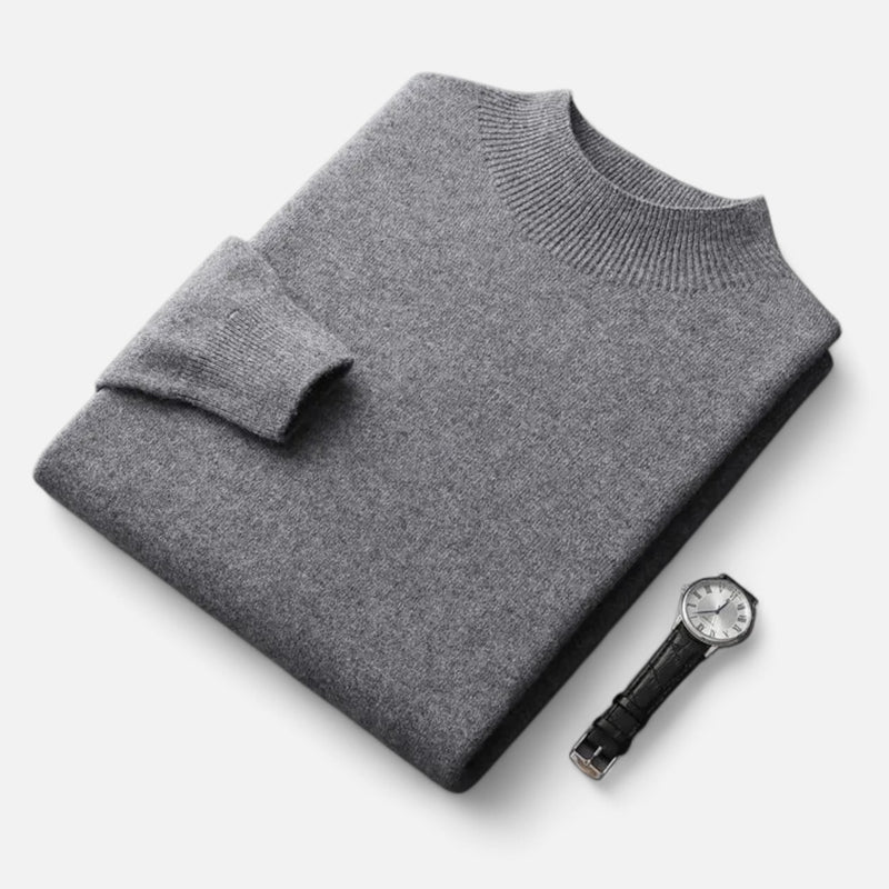 Chardon | Men’s Half Collar Wool Sweater
