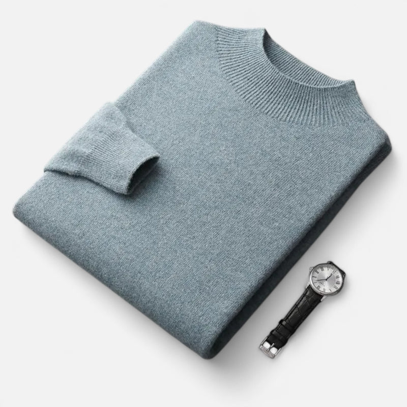 Chardon | Men’s Half Collar Wool Sweater