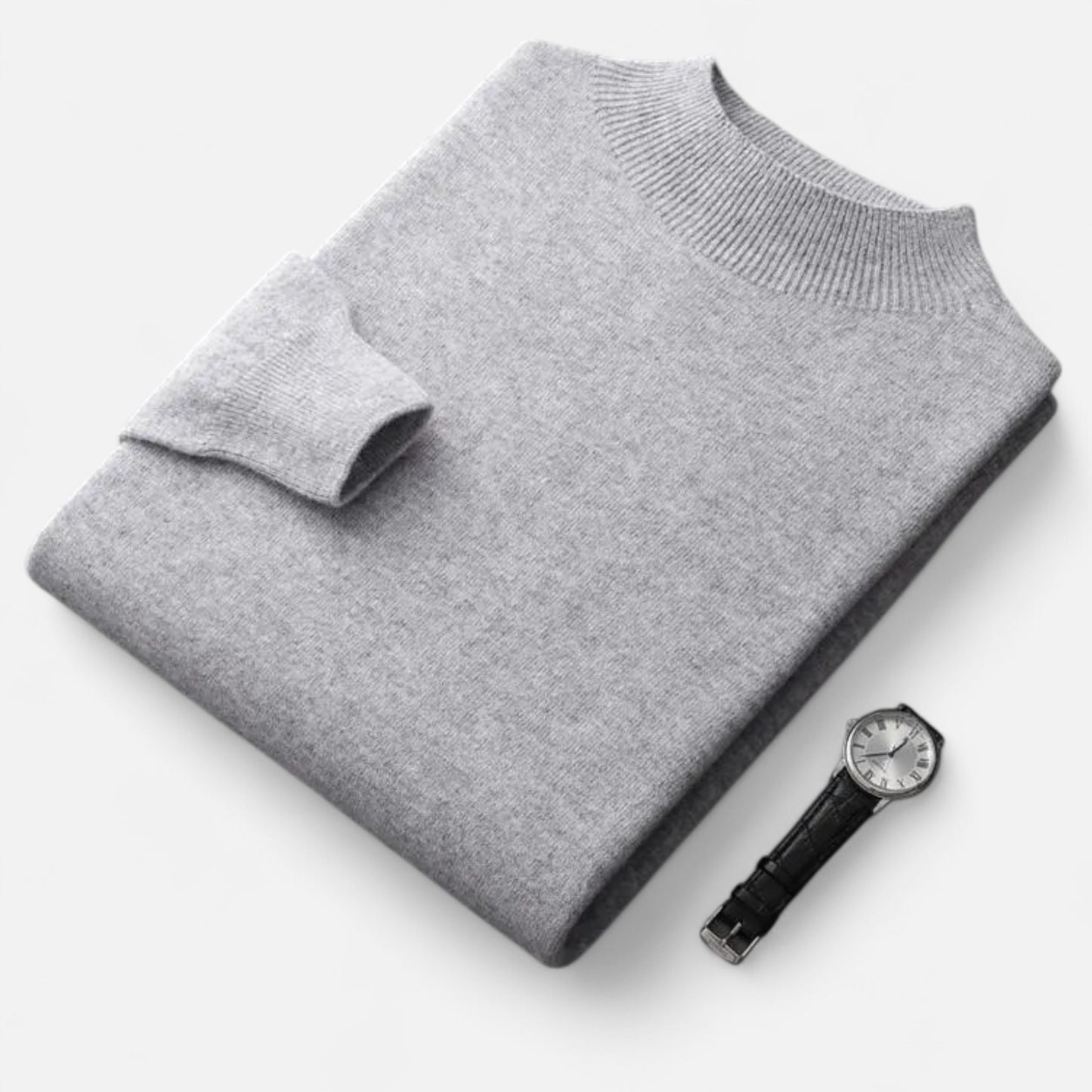 Chardon | Men’s Half Collar Wool Sweater