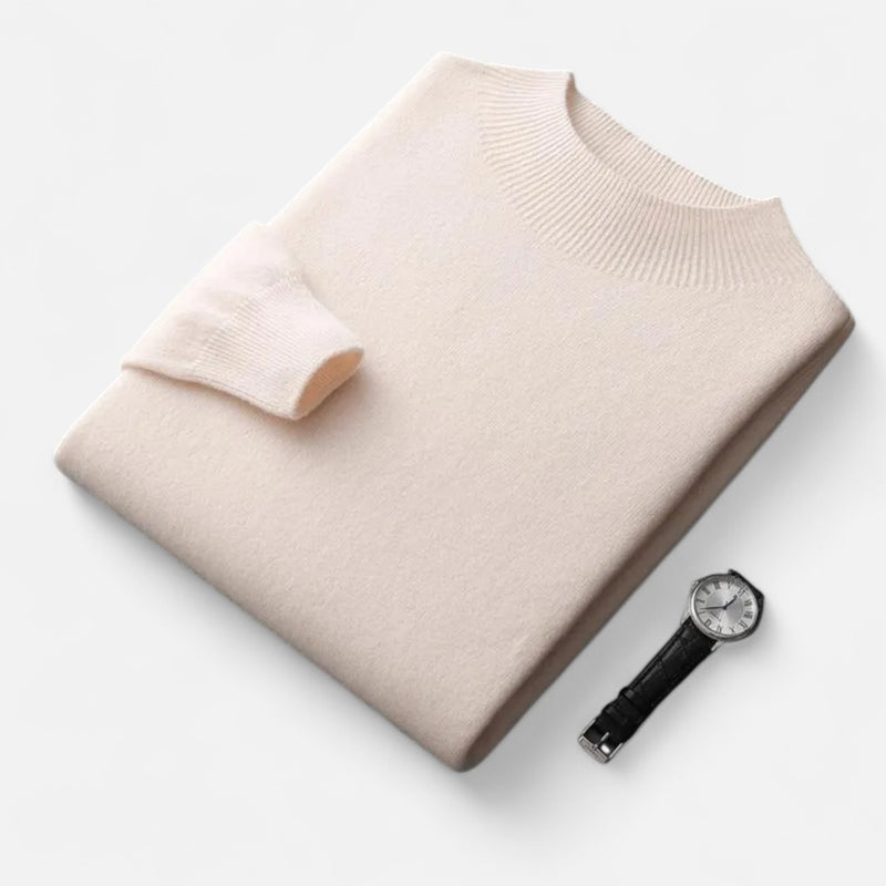 Chardon | Men’s Half Collar Wool Sweater