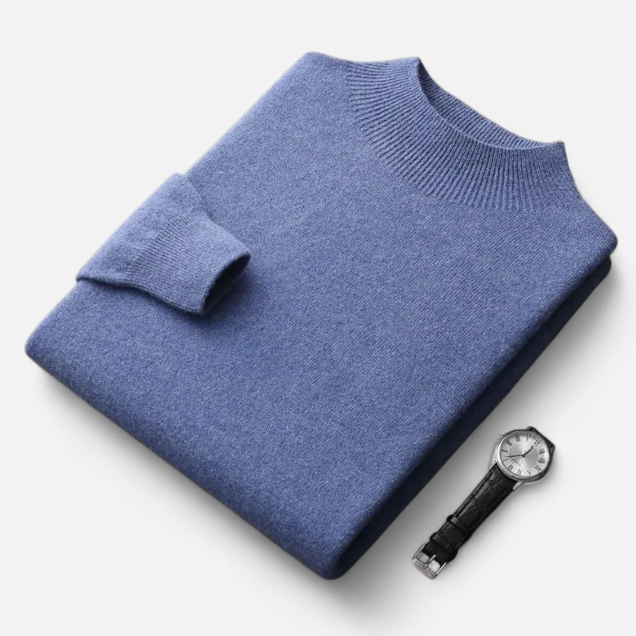 Chardon | Men’s Half Collar Wool Sweater