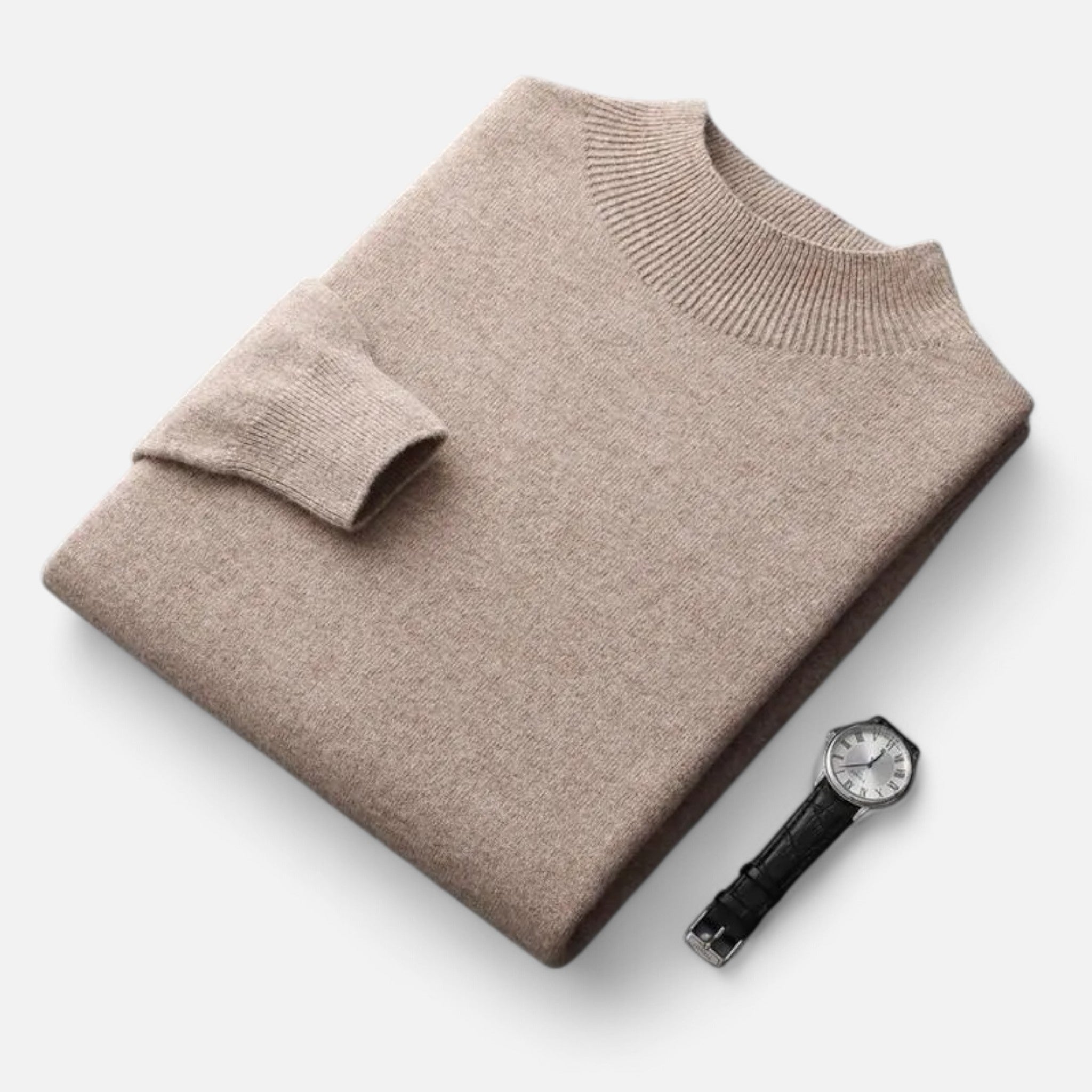 Chardon | Men’s Half Collar Wool Sweater