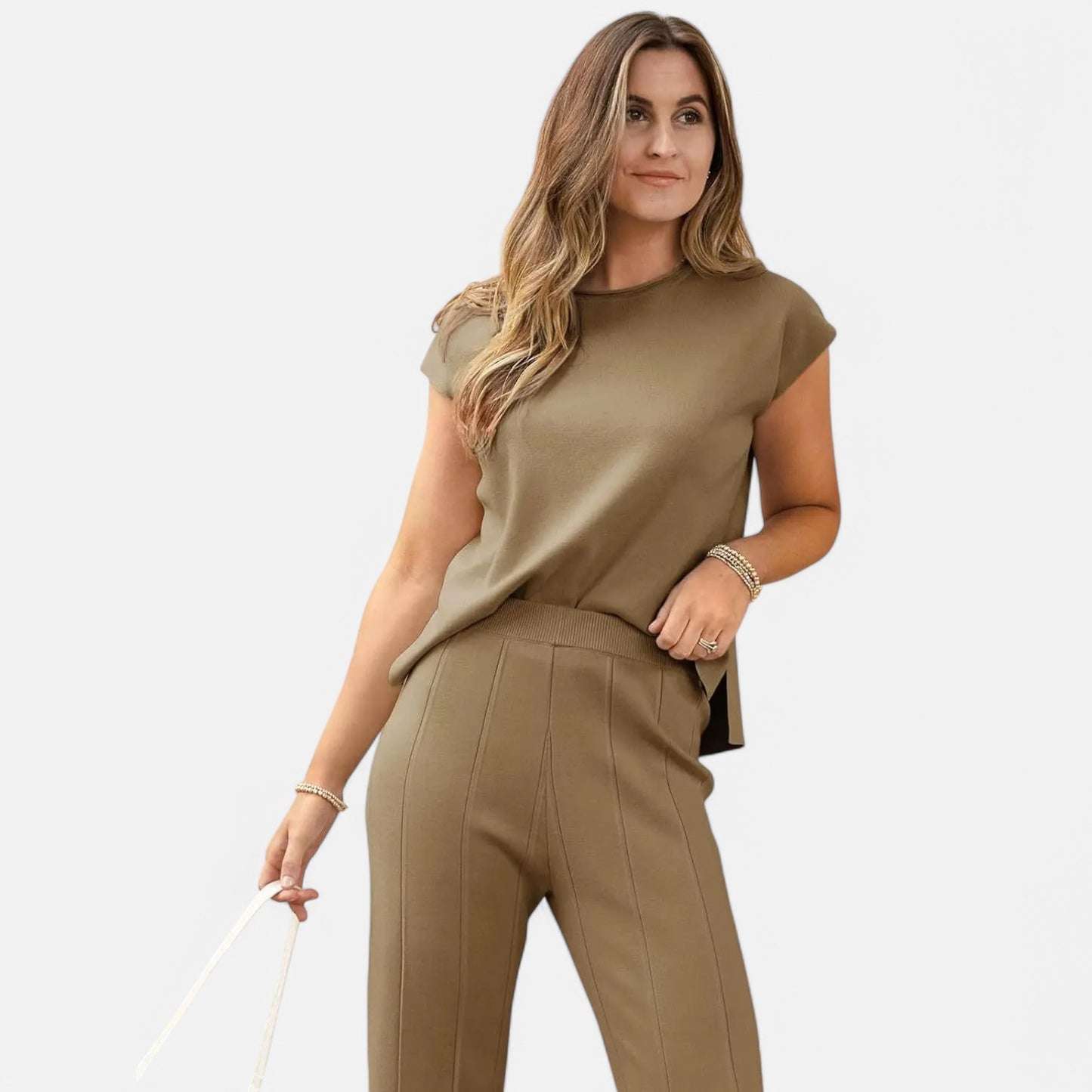 Chardon | Women’s Knit Set – Cool, Minimal, Effortless