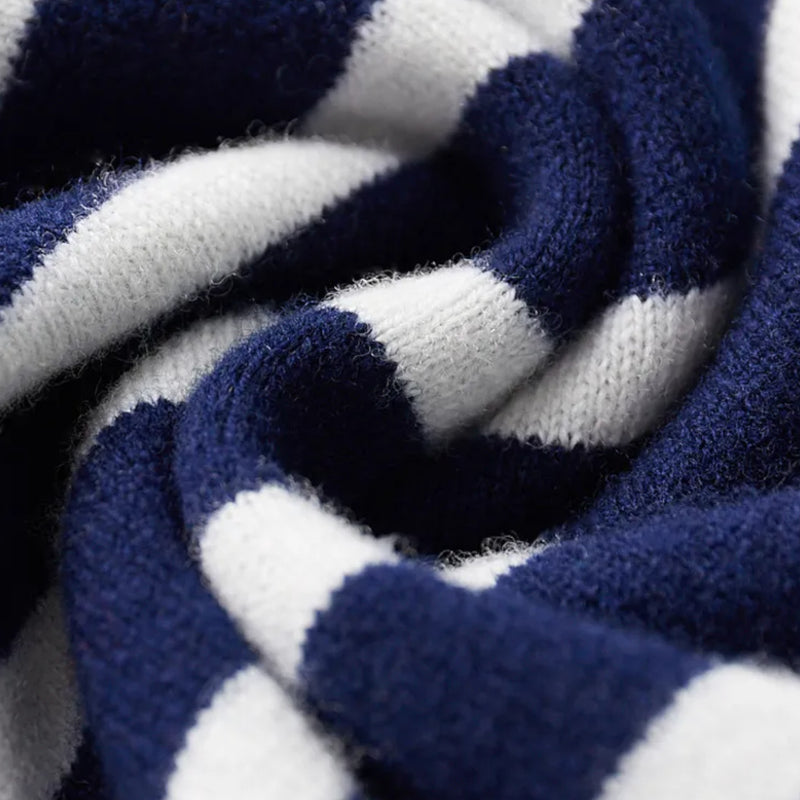 Chardon | Men’s Striped Knitted Crew Sweater