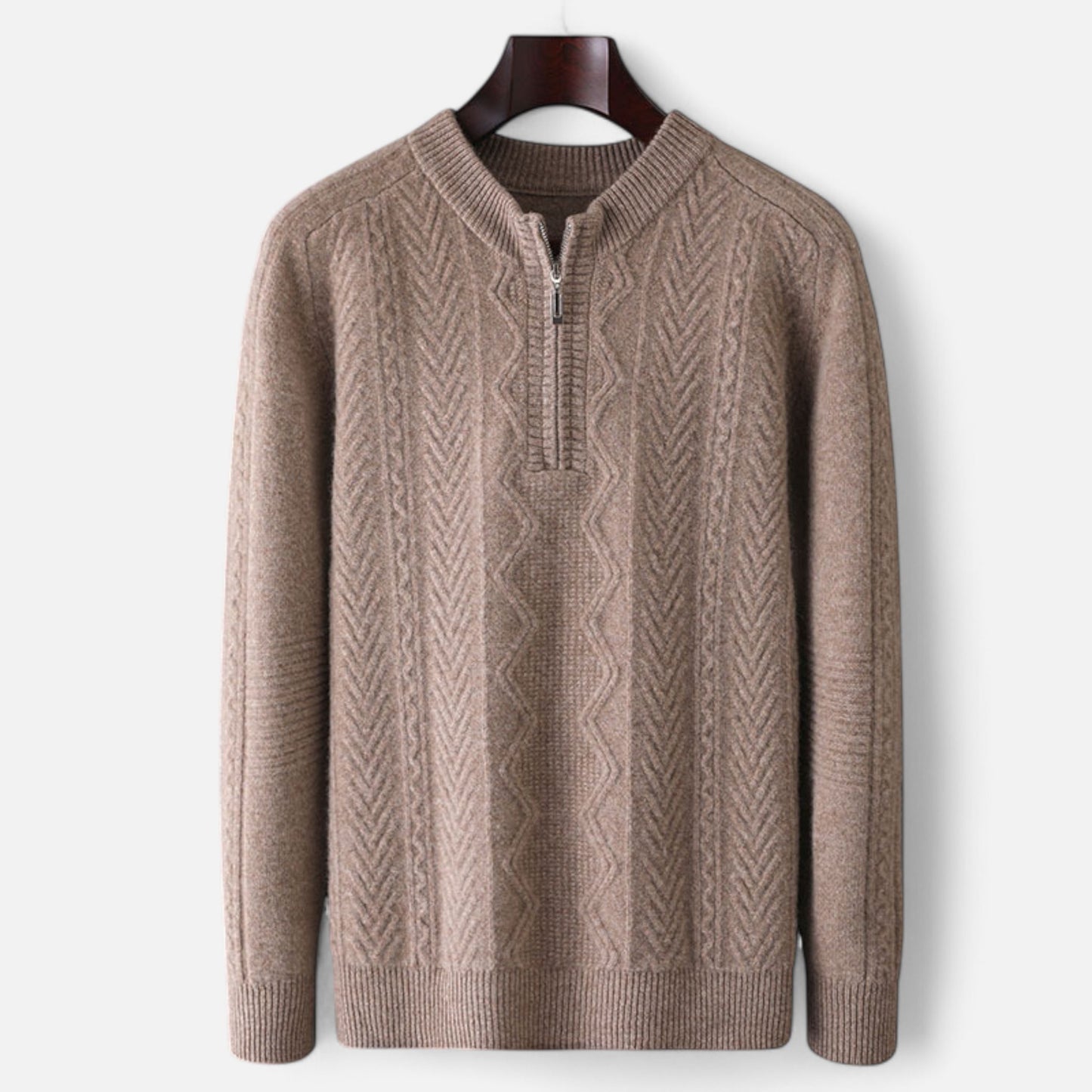 Chardon | Men’s Pure Wool Half-High Collar Pullover