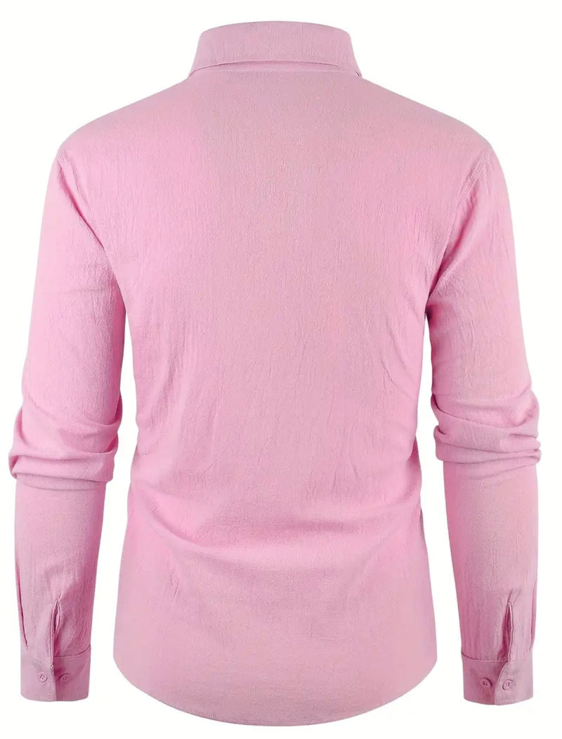 Chardon | Men’s Cotton-Linen Shirt – Easy, Timeless, Autumn-Ready