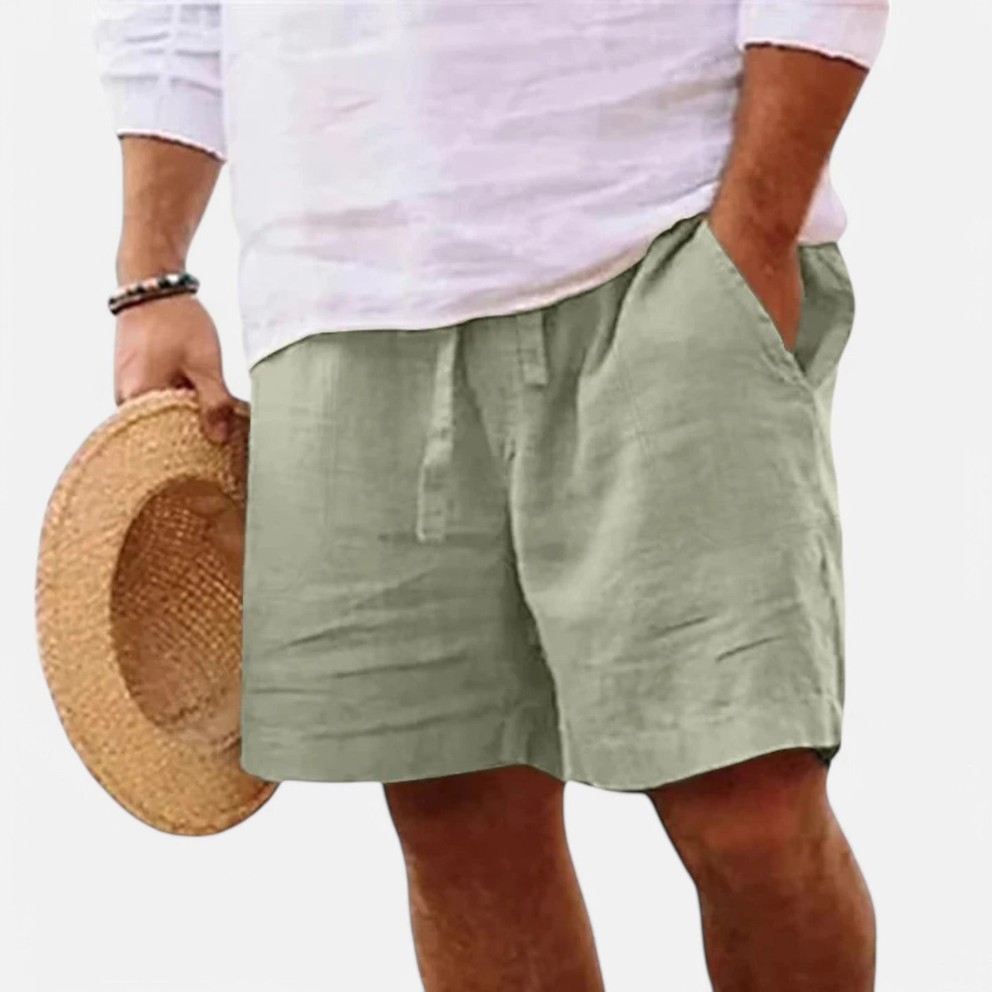 Chardon | Men’s Linen-Cotton Shorts – Light, Cool, Refined