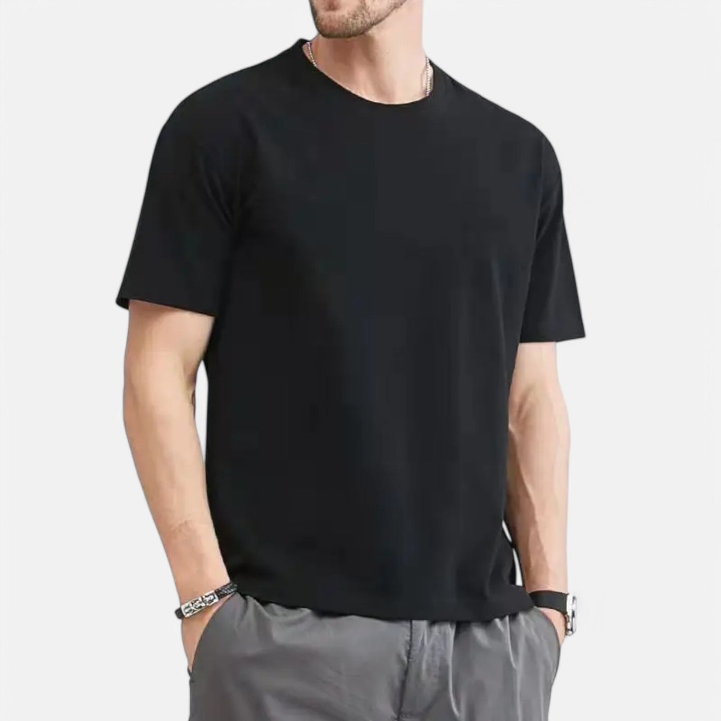 Chardon | Men’s Cotton Tee – Classic, Clean, Everyday