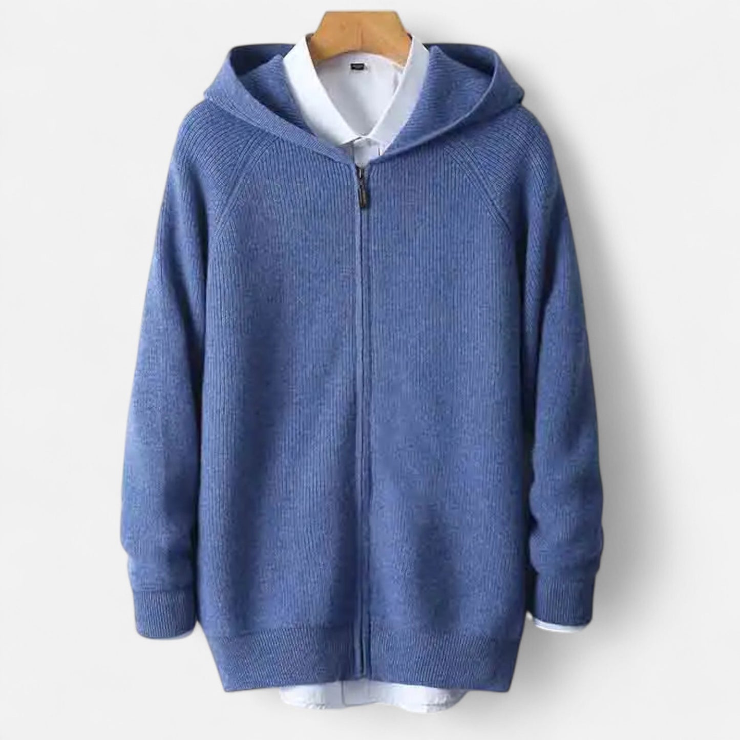 Chardon | Men’s Merino Wool Hooded Zipper