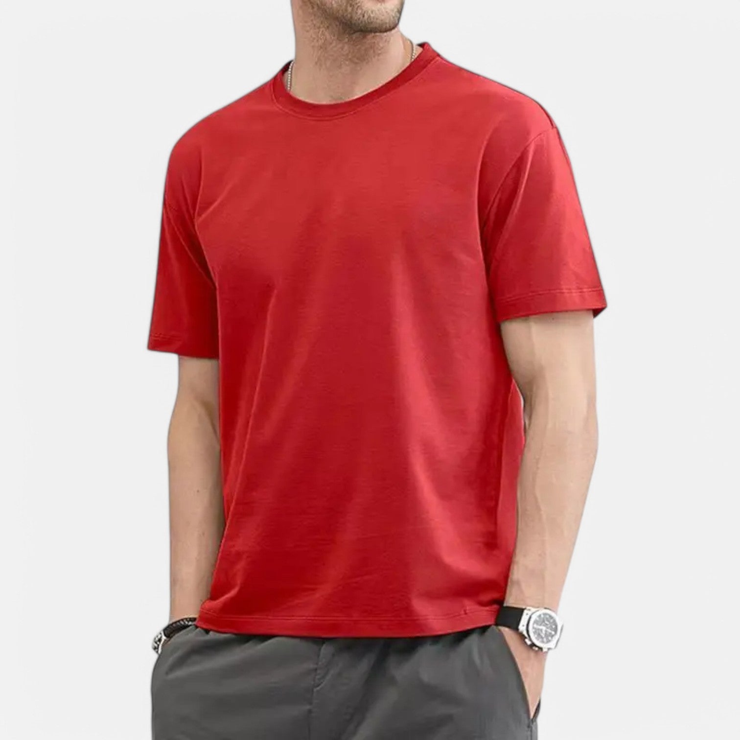 Chardon | Men’s Cotton Tee – Classic, Clean, Everyday