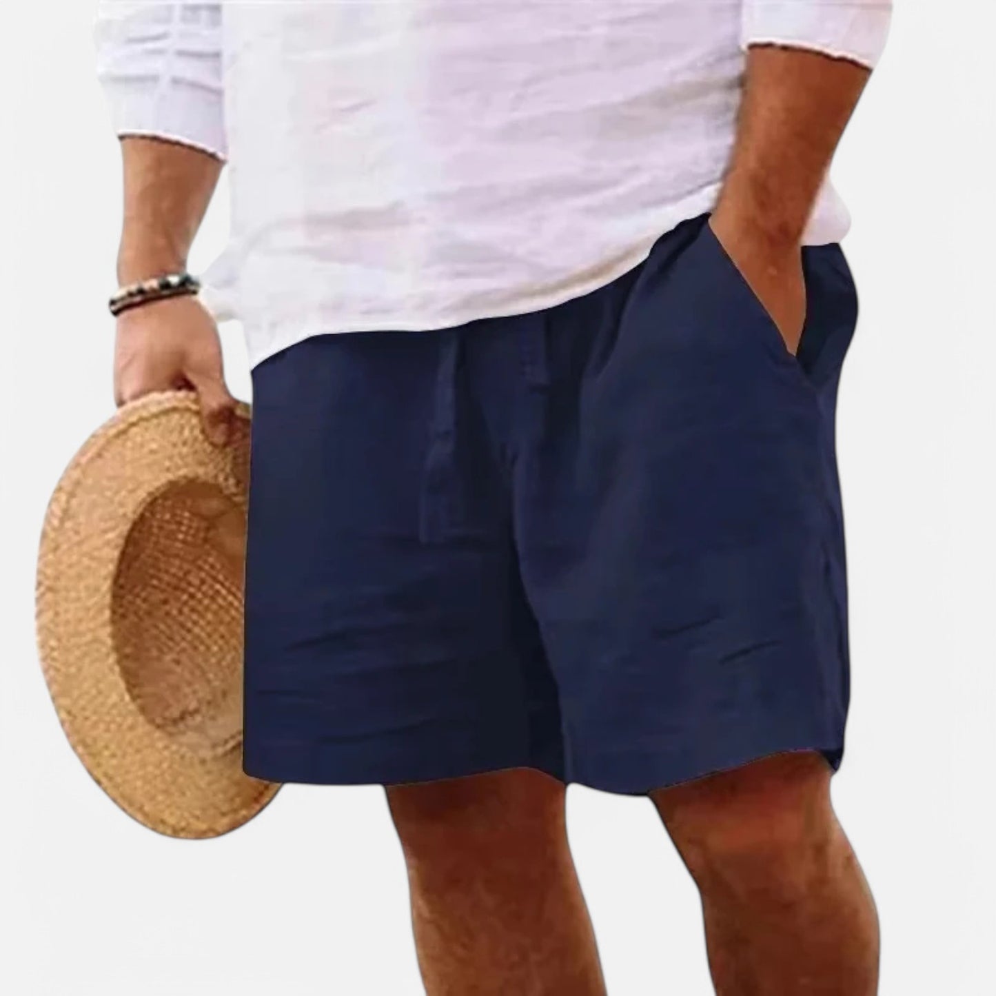 Chardon | Men’s Linen-Cotton Shorts – Light, Cool, Refined