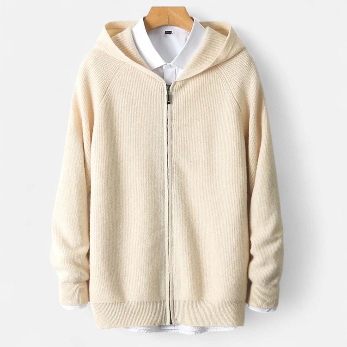 Chardon | Men’s Merino Wool Hooded Zipper