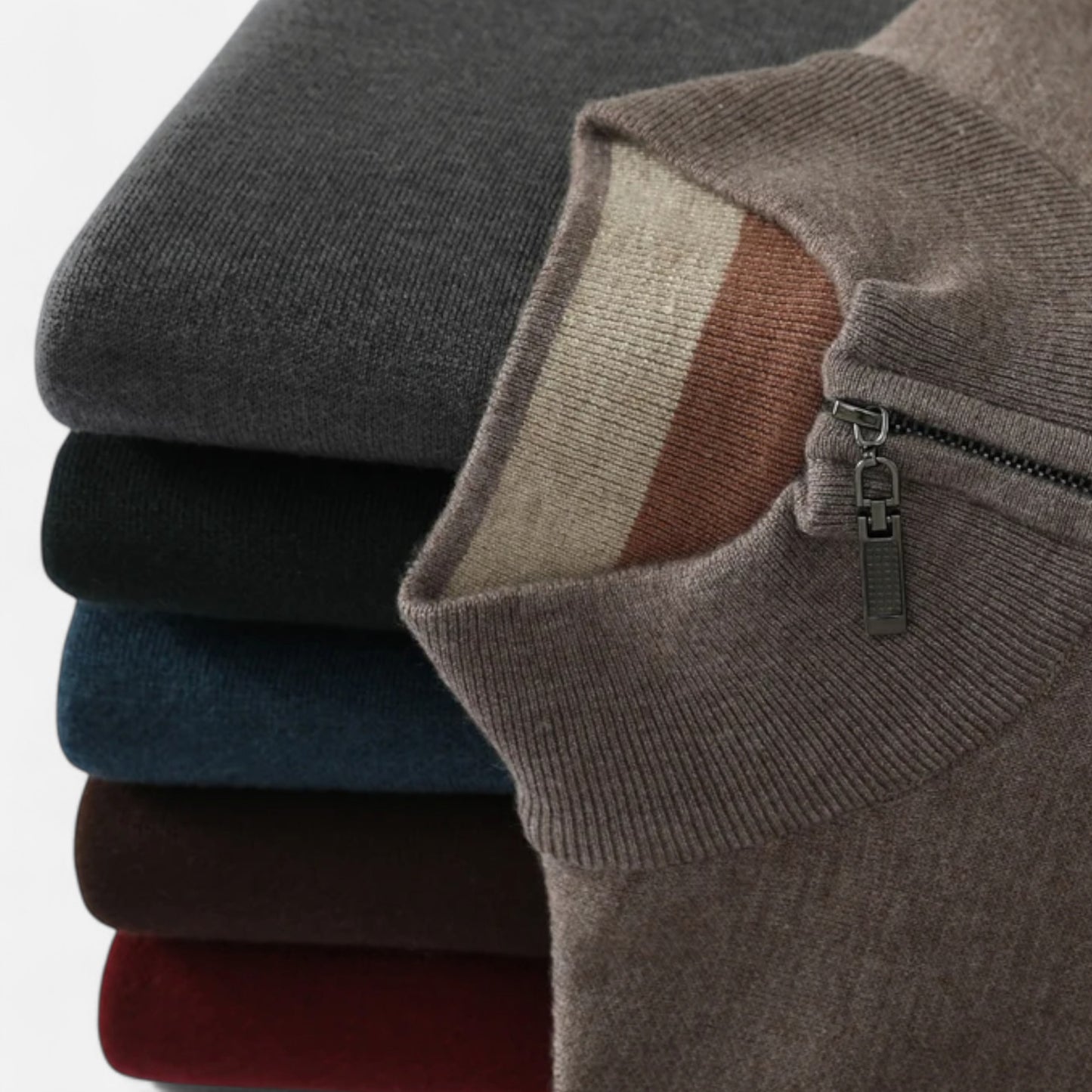 Chardon | Men’s Merino Wool Half-Zip Sweater