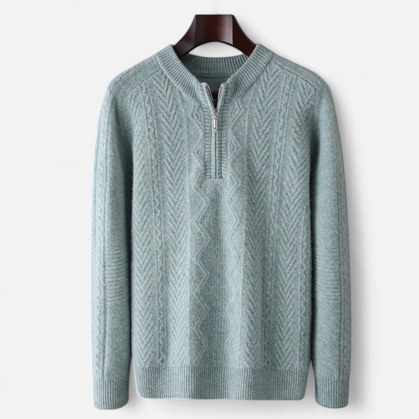 Chardon | Men’s Pure Wool Half-High Collar Pullover