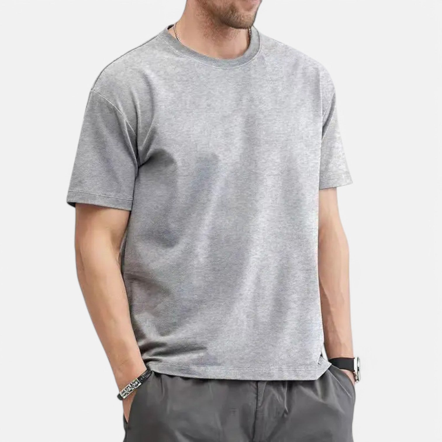 Chardon | Men’s Cotton Tee – Classic, Clean, Everyday