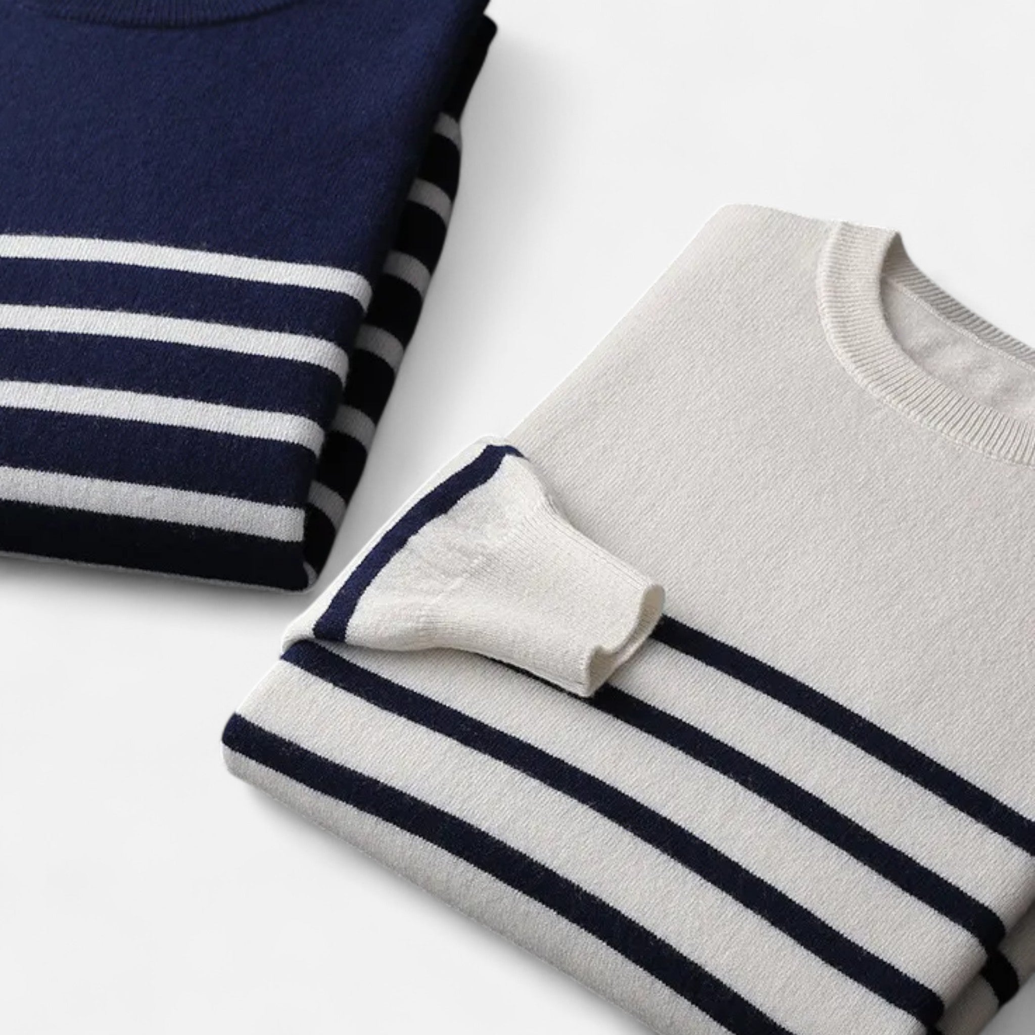 Chardon | Men’s Striped Knitted Crew Sweater