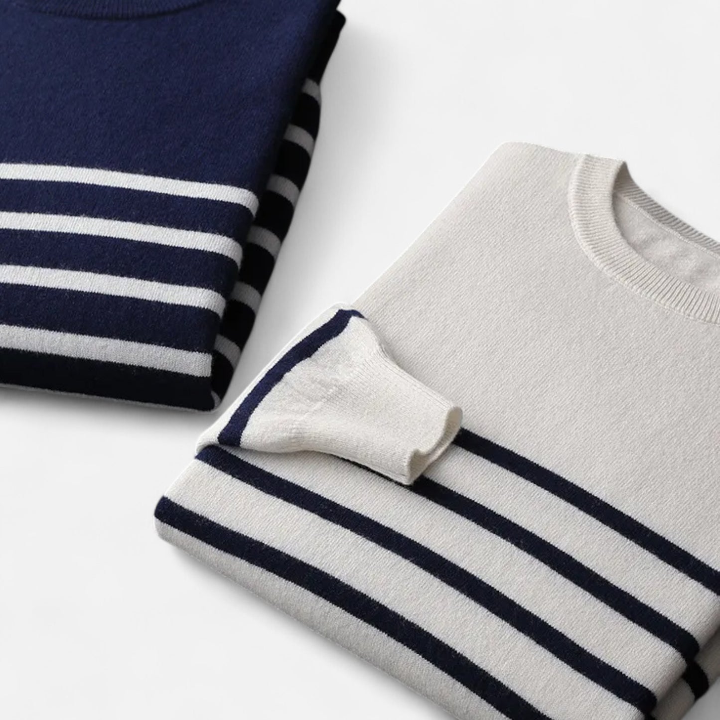 Chardon | Men’s Striped Knitted Crew Sweater