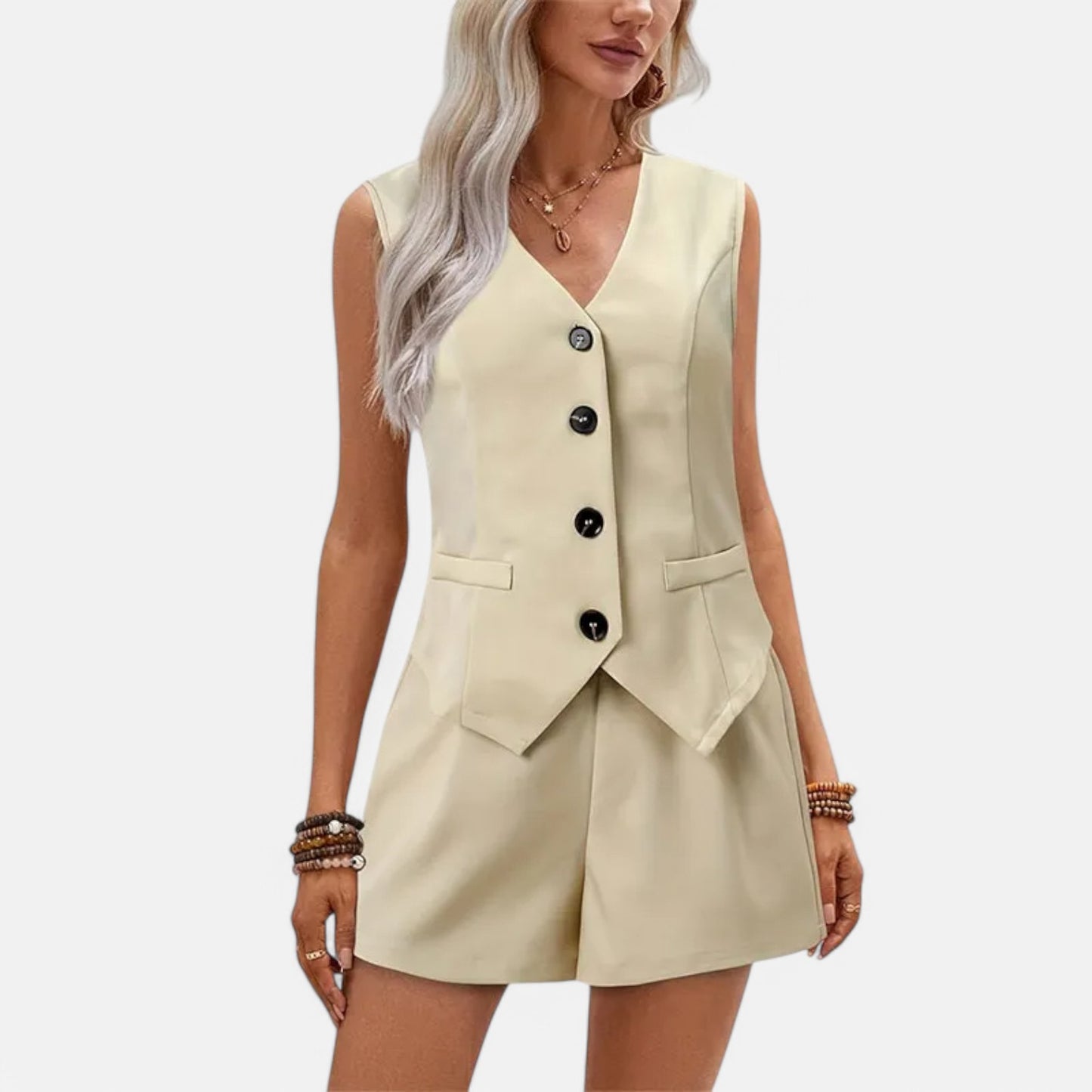Chardon | Women’s Waistcoat Set – Sleek, Tailored, Effortless