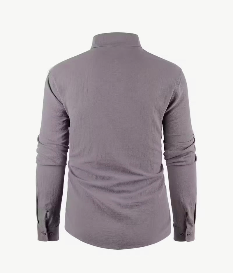 Chardon | Men’s Cotton-Linen Shirt – Easy, Timeless, Autumn-Ready