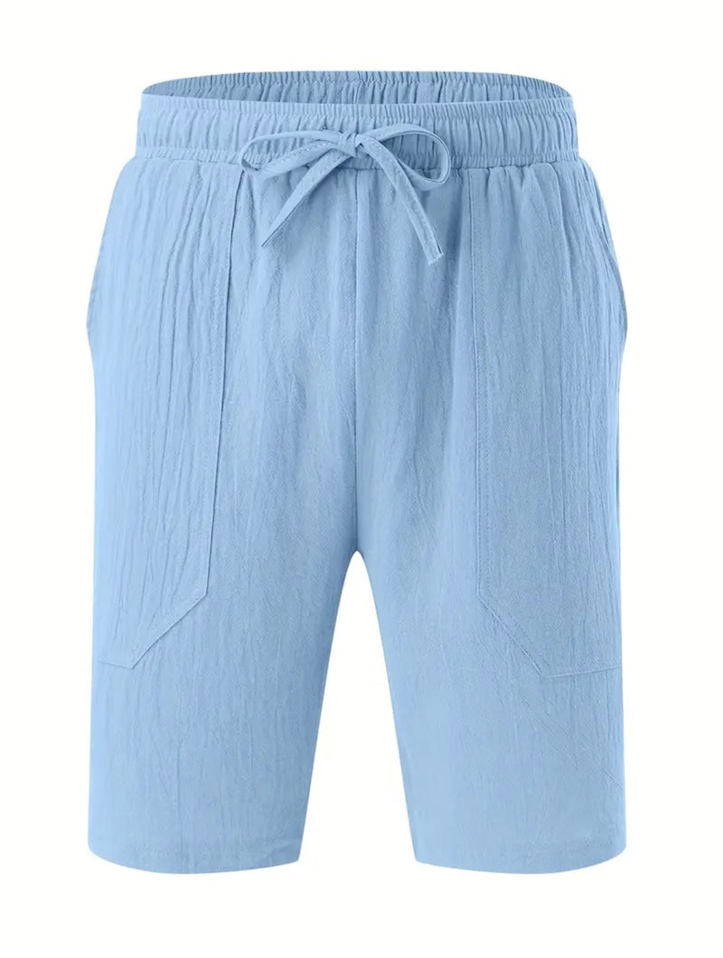 Chardon | Men’s Linen-Cotton Shorts – Light, Cool, Refined