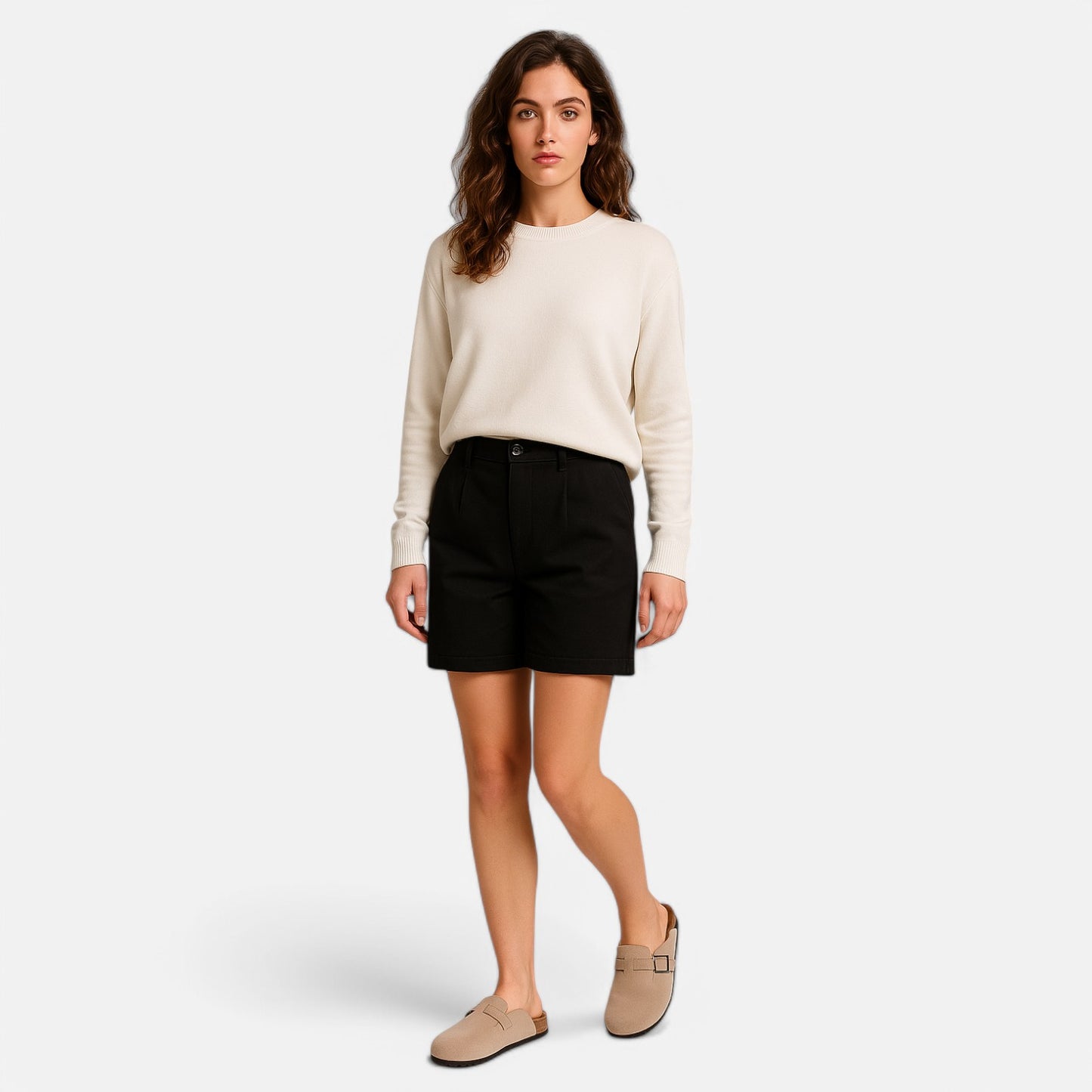 Chardon | Women’s Suede Clogs – Natural, Supportive, Effortless