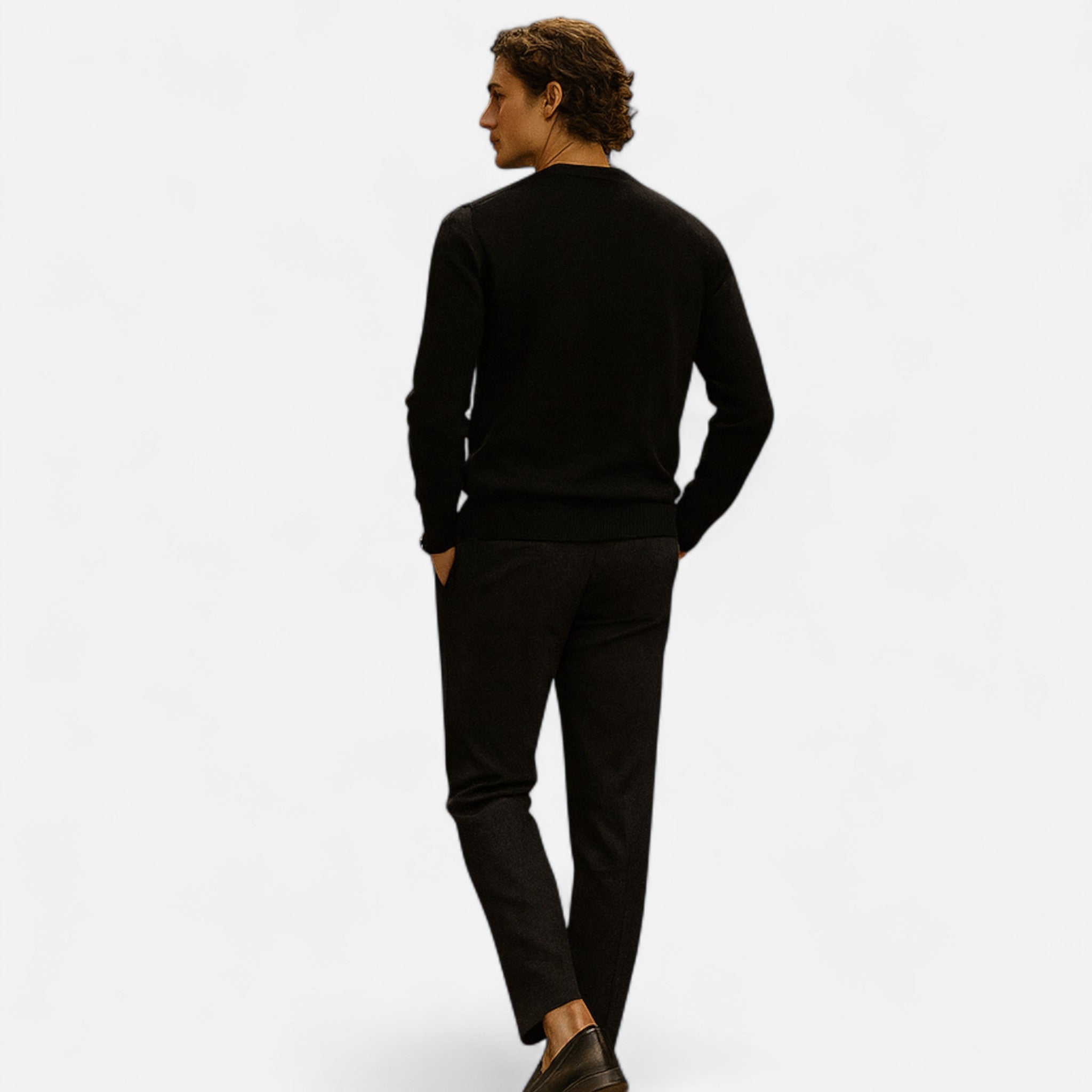 Chardon | Men’s Half Collar Wool Sweater