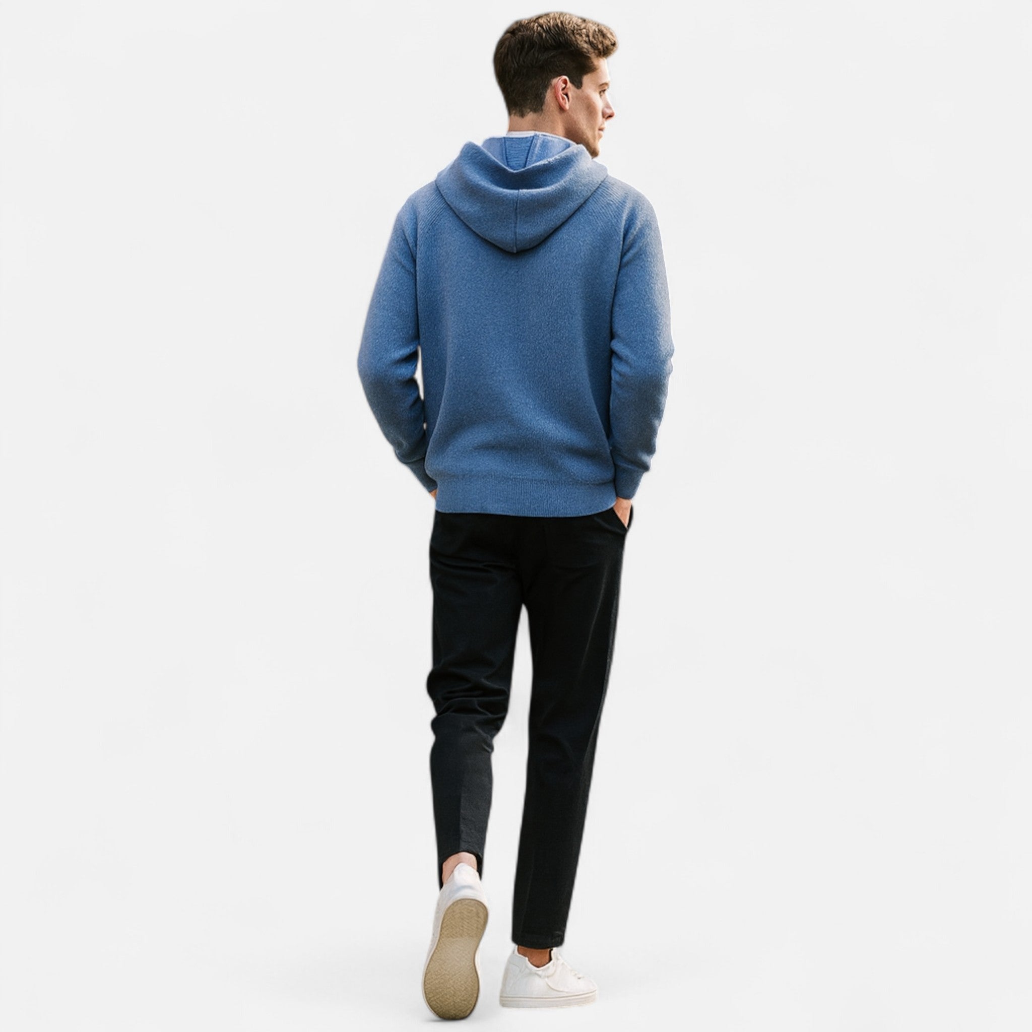 Chardon | Men’s Merino Wool Hooded Zipper
