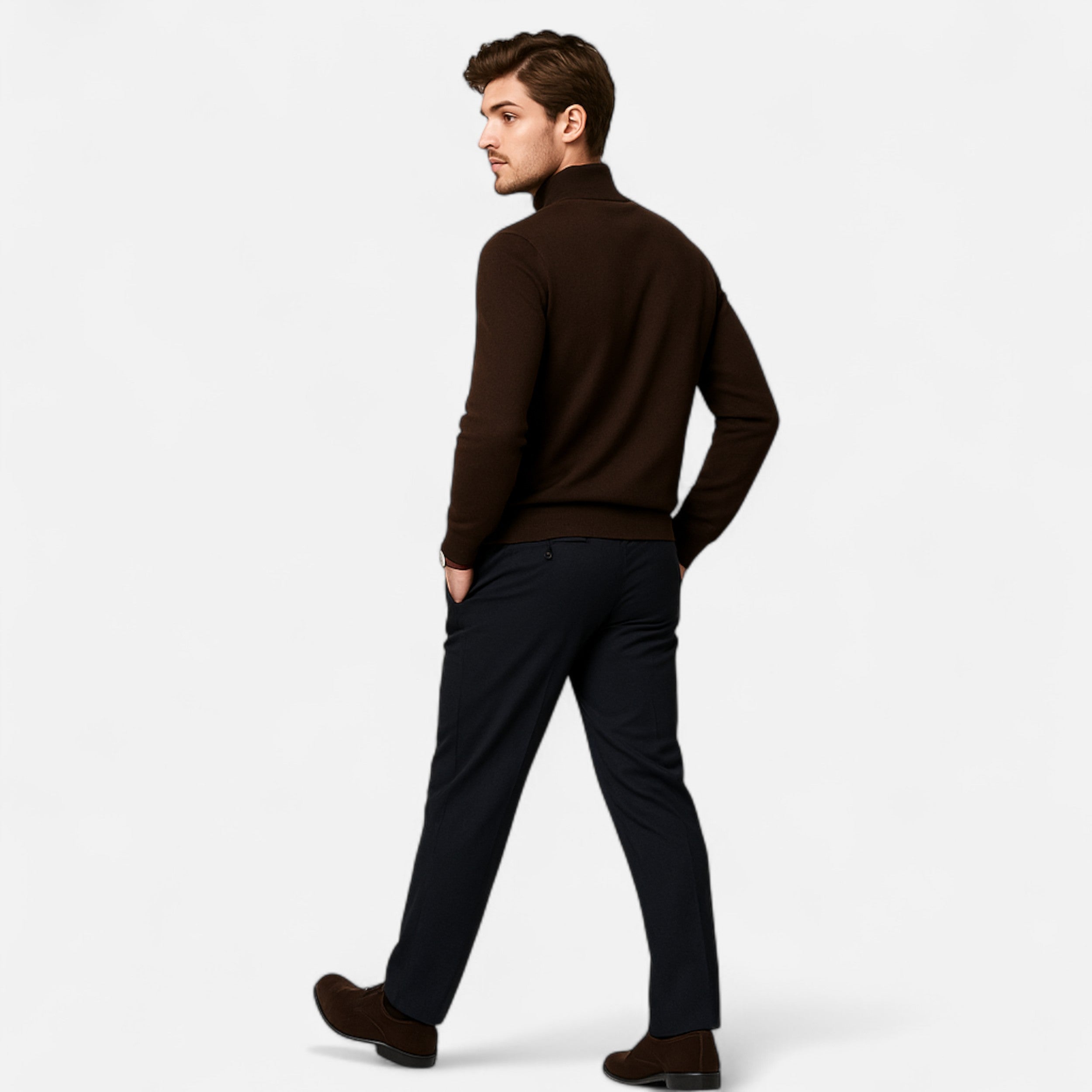 Chardon | Men’s Merino Wool Half-Zip Sweater