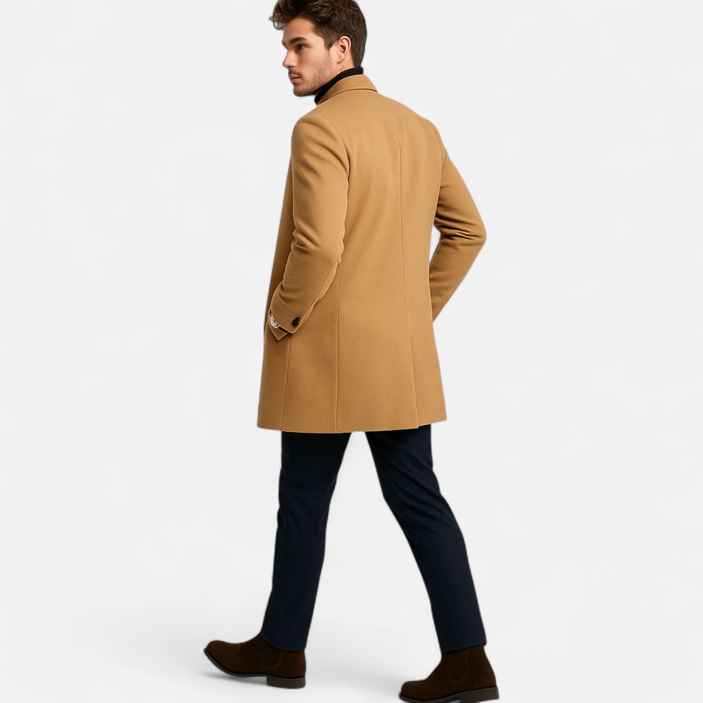 Chardon | Men’s Classic Mid-Length Trench Coat