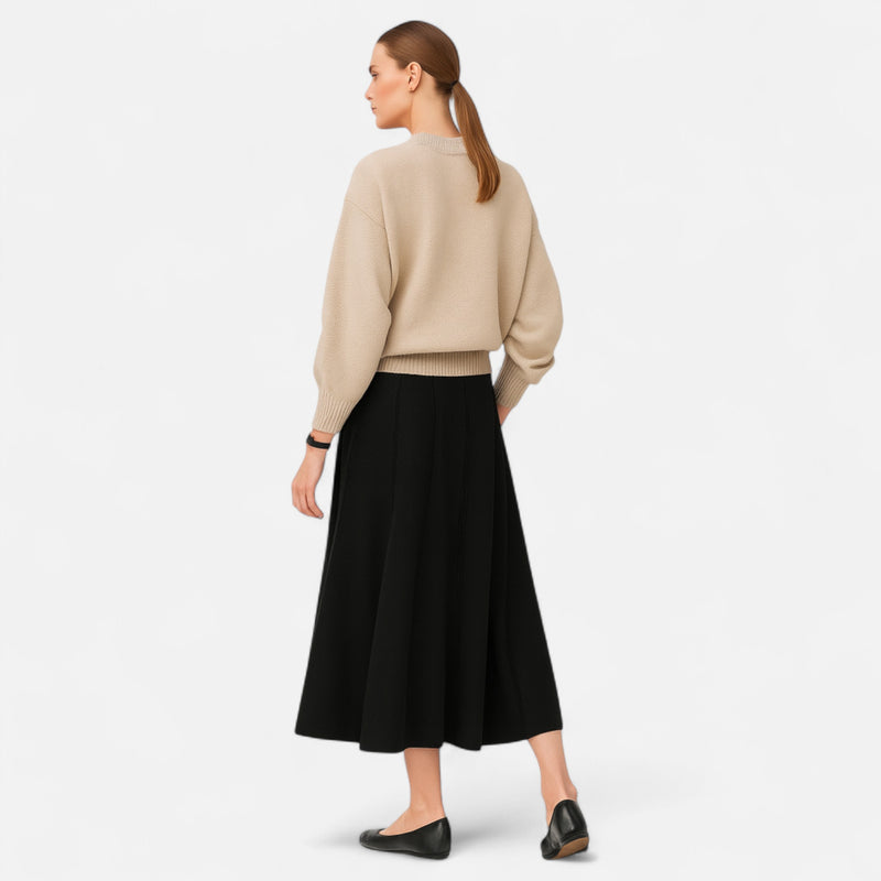 Chardon | Women’s Mid-Length Knitted Skirt