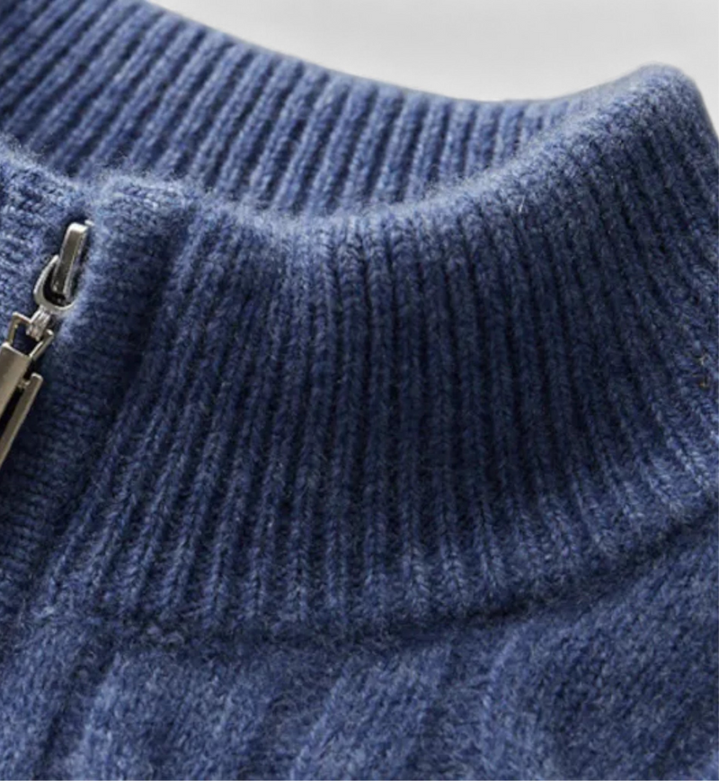 Chardon | Men’s Pure Wool Half-High Collar Pullover