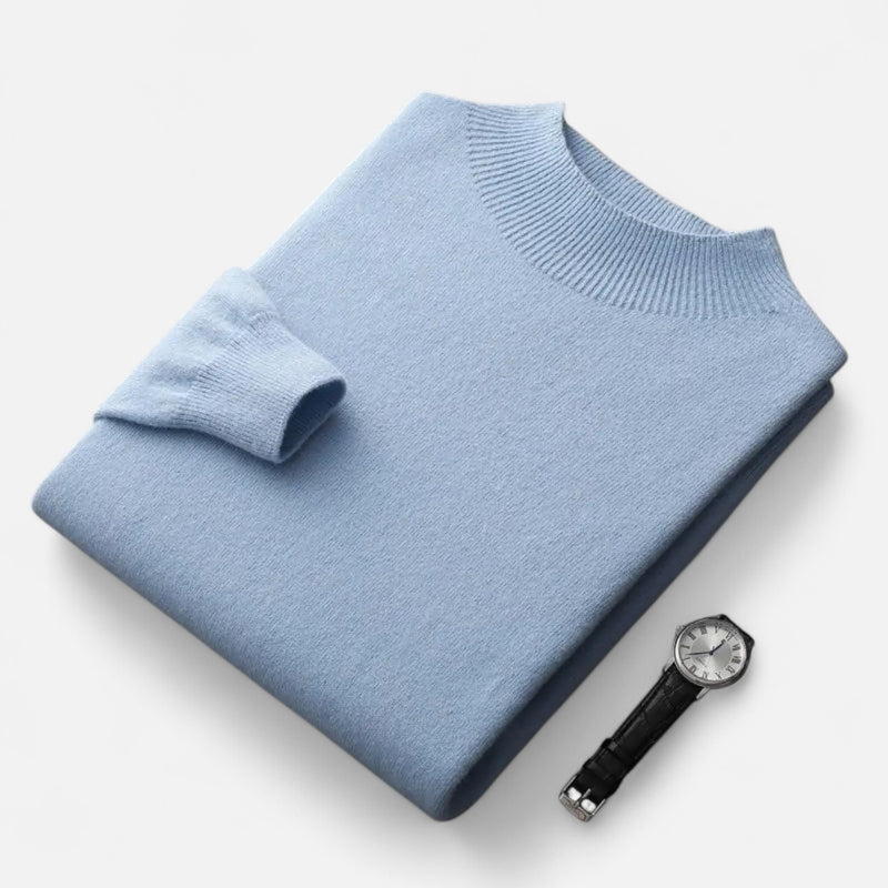 Chardon | Men’s Half Collar Wool Sweater