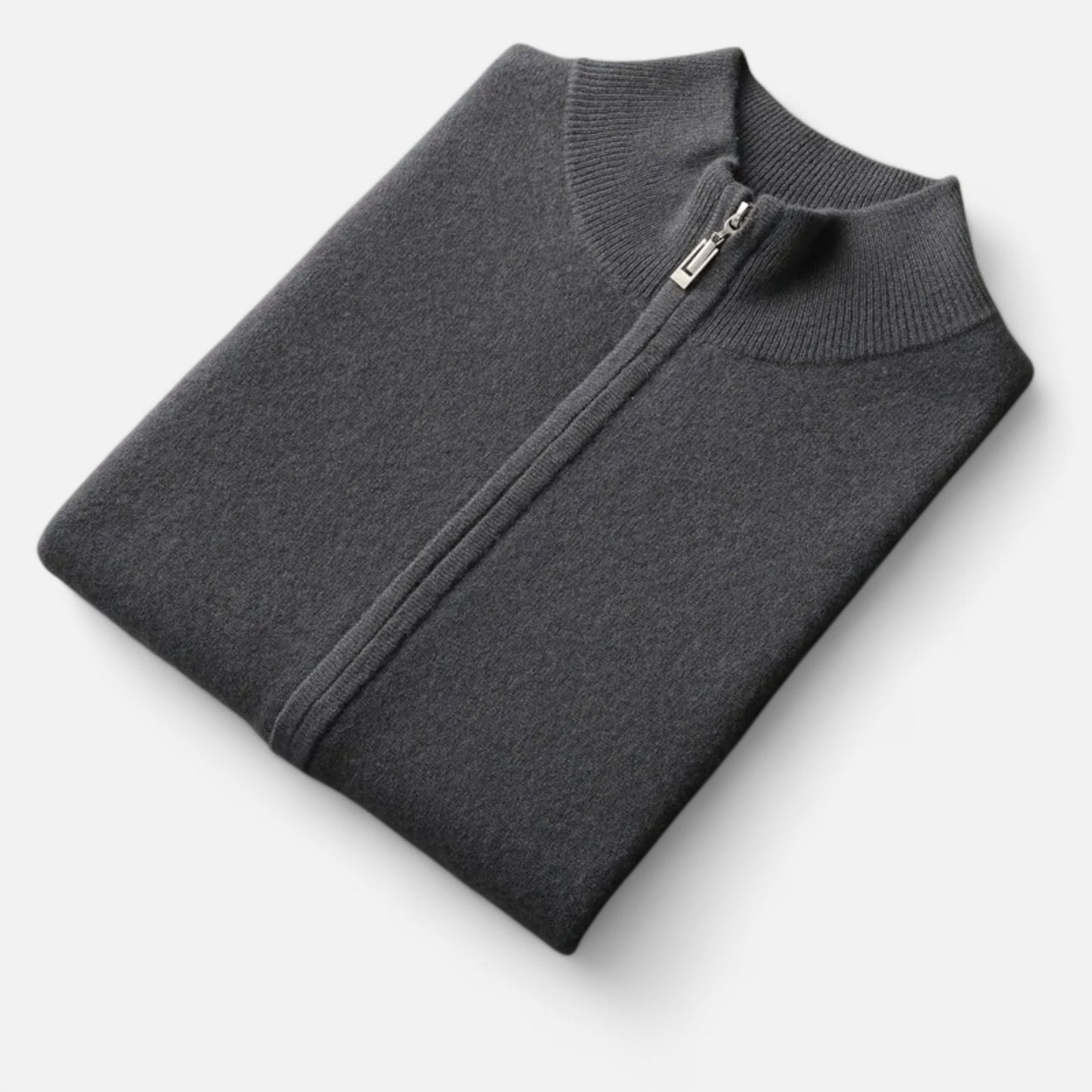 Chardon | Men’s Wool Mock Neck Zipper Vest