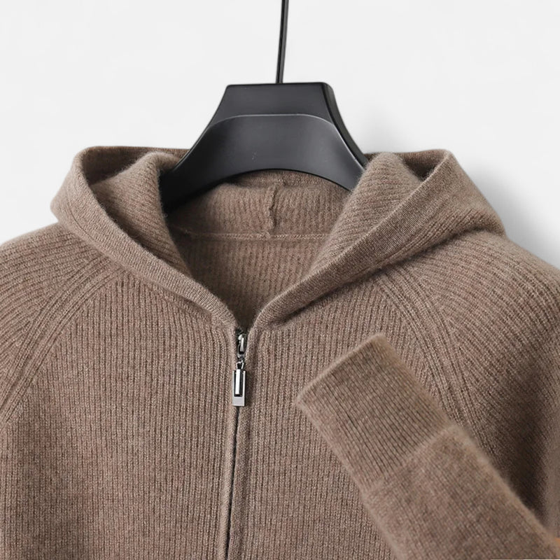 Chardon | Men’s Merino Wool Hooded Zipper